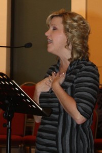 Singing The Shepherd Song at St. Eugene's Guild mass in Oklahoma City.